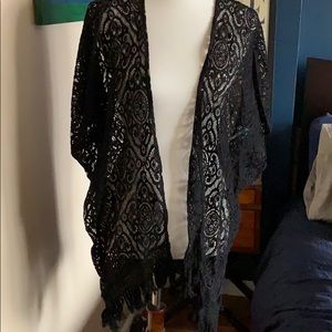 Black Beach Cover-up / Kimono